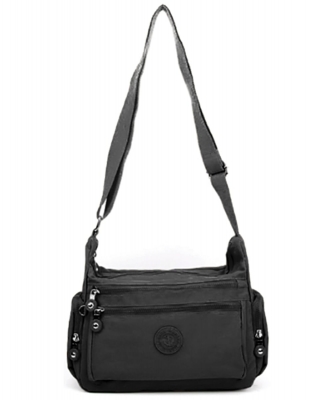 MARSEA Canvas Crossbody Bag NY2002 BLACK